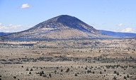 Mt. Dome / Volcanic Dome with Fault Scarp