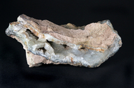 Prehnite in cavity in Watchung Basalt