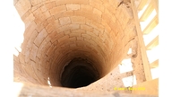 Water well at Qusayr 'Amra ruins, west of Azraq, Jordan