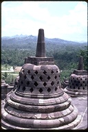 Borobudur Stupa in Java, Indonesia