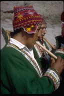 Lima, Peru; Ethnic dress at Parque de Leyendes