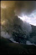 Steam from Volcano in Costa Rica