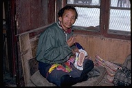 Shoemaker at Tibetan Refugee Center