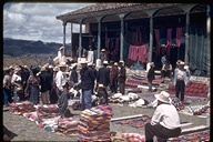 Indigenous people: Market scene, San Francisco el Alto, Guatemala