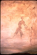 Rock painting, approx 7,000 years old, at Sefar
