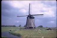 A windmill near Hoorn, Netherlands