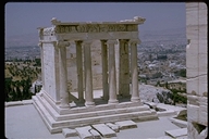 The Temple of Athena Nike / Apteros on the Acropolis in Athens, Greece