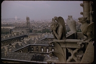 View of Paris France from the Gargoyles of Notre Dame