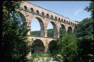 Roman aqueduct of Pont du Gard, France
