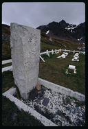 Grave site of Sir Ernest Shackleton on South Georgia Island