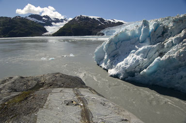 Glacial Striations, Chenega Glacier, Prince William Sound , Alaska
