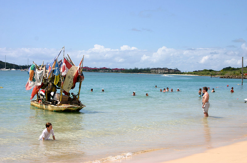 Flag Man's Fruit Boat (St. Lucia)