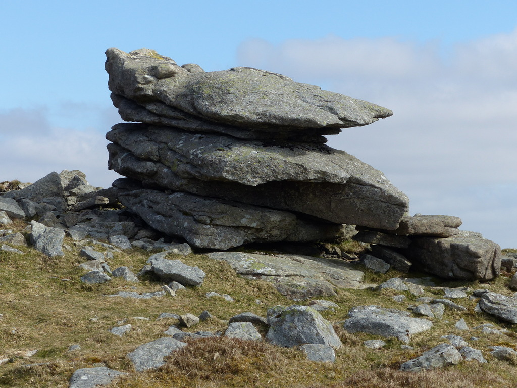 Rock formations on Yar Tor, Dartmoor