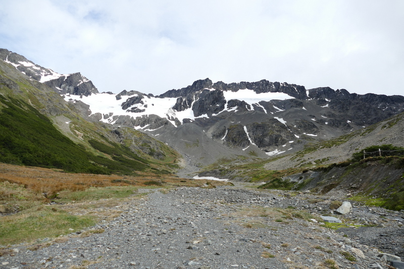 View of Martial Glacier