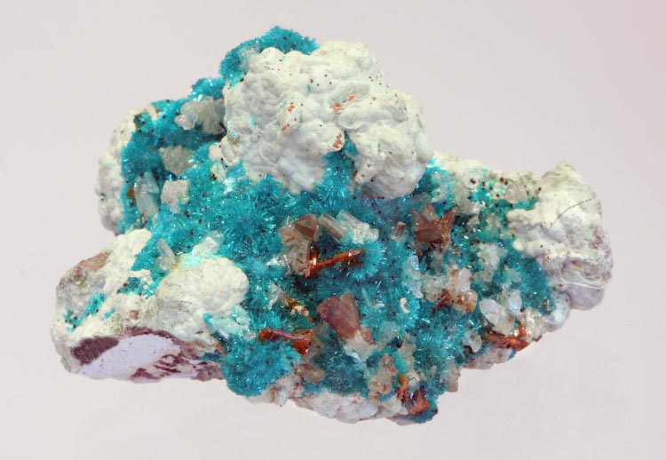 Dioptase with Cerussite