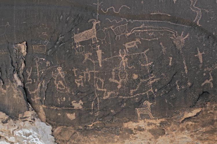 Petroglyphs / Dark Angel Site (Utah)