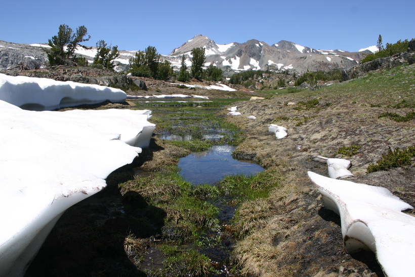 Twenty Lakes Basin in Sierra Nevada