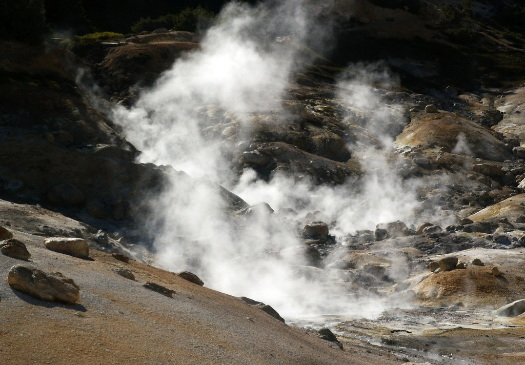 Steam vents at Lassen Volcanic National Park