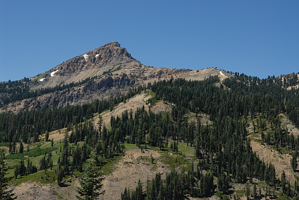Brokeoff Mountain, a remnant of ancient Mount Tehama