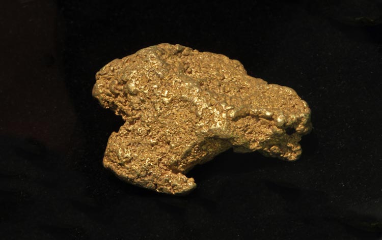 Gold Nugget from a Placer Deposit