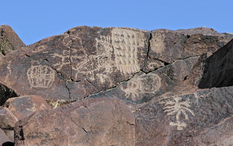 Petroglyphs at Little Petroglyph Canyon (California)
