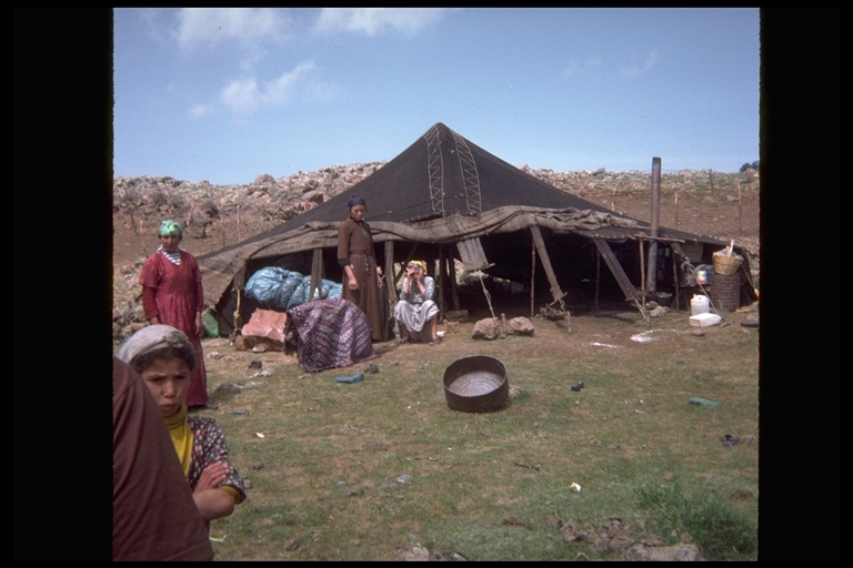 Berber tent in Middle Atlas, Morocco, NW Africa
