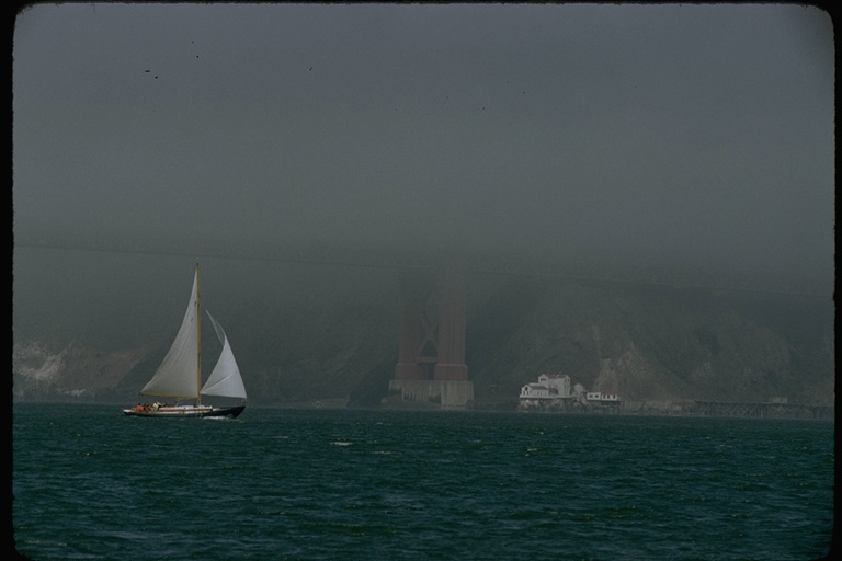 Sailboats on San Francisco Bay, San Francisco, CA, USA