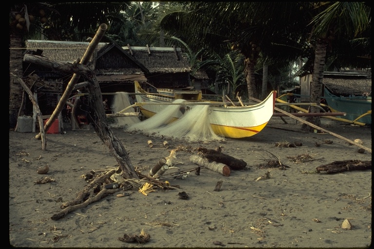 New fishing boat and nets, Republic of the Philippines, 1973