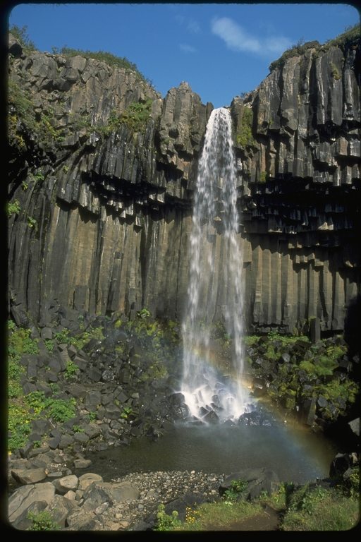 Svartifloss Waterfall Columnar Basalt
