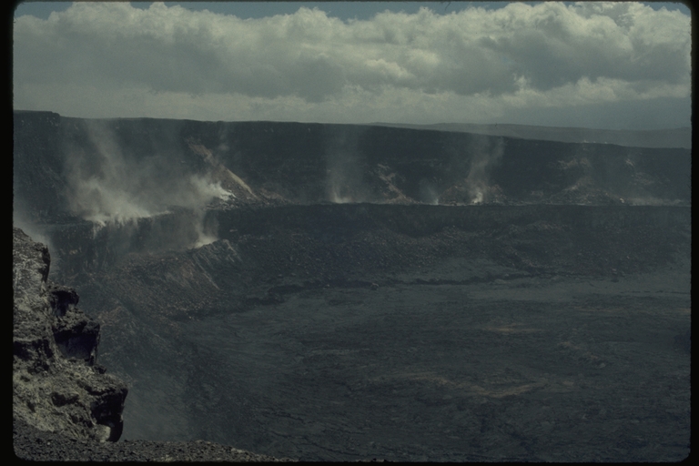 Steaming Volcano crater, Hawaii Volcanoes N.P., Hawaii