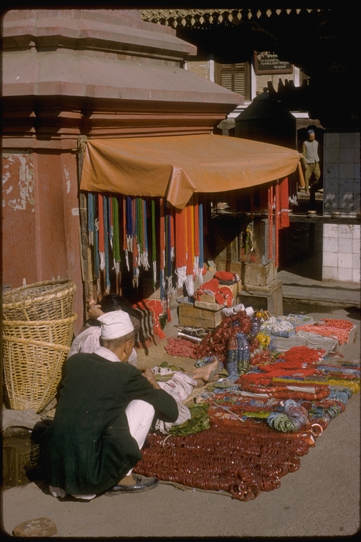 Stall selling beads and bangles, Kathmandu, Nepal