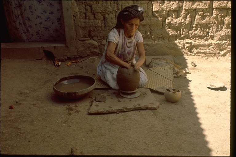 Potter at work in Mexico