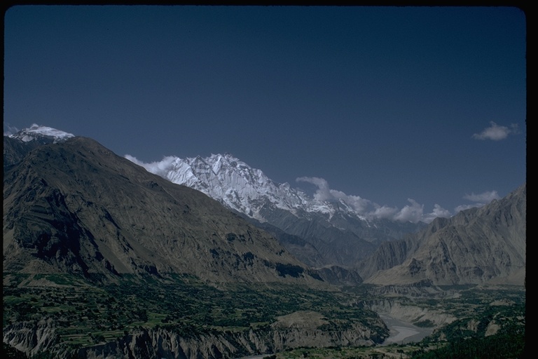 Hunza River and surrounding valley