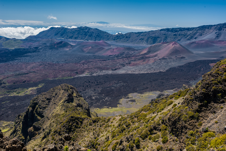 View of Haleakalā Crater on Maui