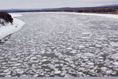 Ice on the Yukon River