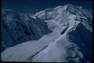 Glaciers on Mount McKinley in Denali National Park, Alaska