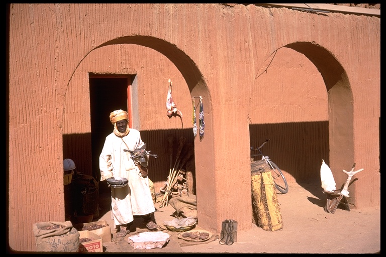Sahara market in Africa