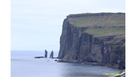 Sea stacks Risin og Kellingin, Eysturoy, Faroe Islands