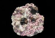 Cassiterite with Fluorite