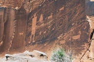 Petroglyphs / Kane Creek Canyon site (Utah)