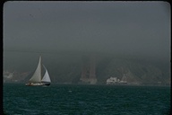 Sailboats on San Francisco Bay, San Francisco, CA, USA