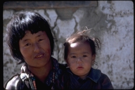 Mother and child, Paro Valley, Bhutan
