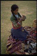 Vendor at Peruvian Market