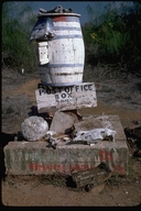 Post Office Box at Post Office Bay, Floreana Island, Galapagos