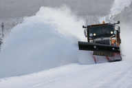 Snow removal on Dalton Highway, Alaska