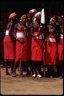 Warriors in Kenya, East Africa