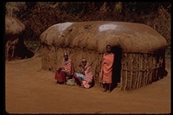 Women and young man, Kenya, East Africa