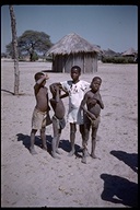 Children in an African village, Africa