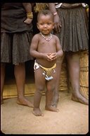 Toddler in traditional clothing, South Africa