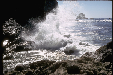 Waves crashing on the rocky shoreline at Pt. Reyes Waves crashing on the rocky shoreline at Pt. Reyes